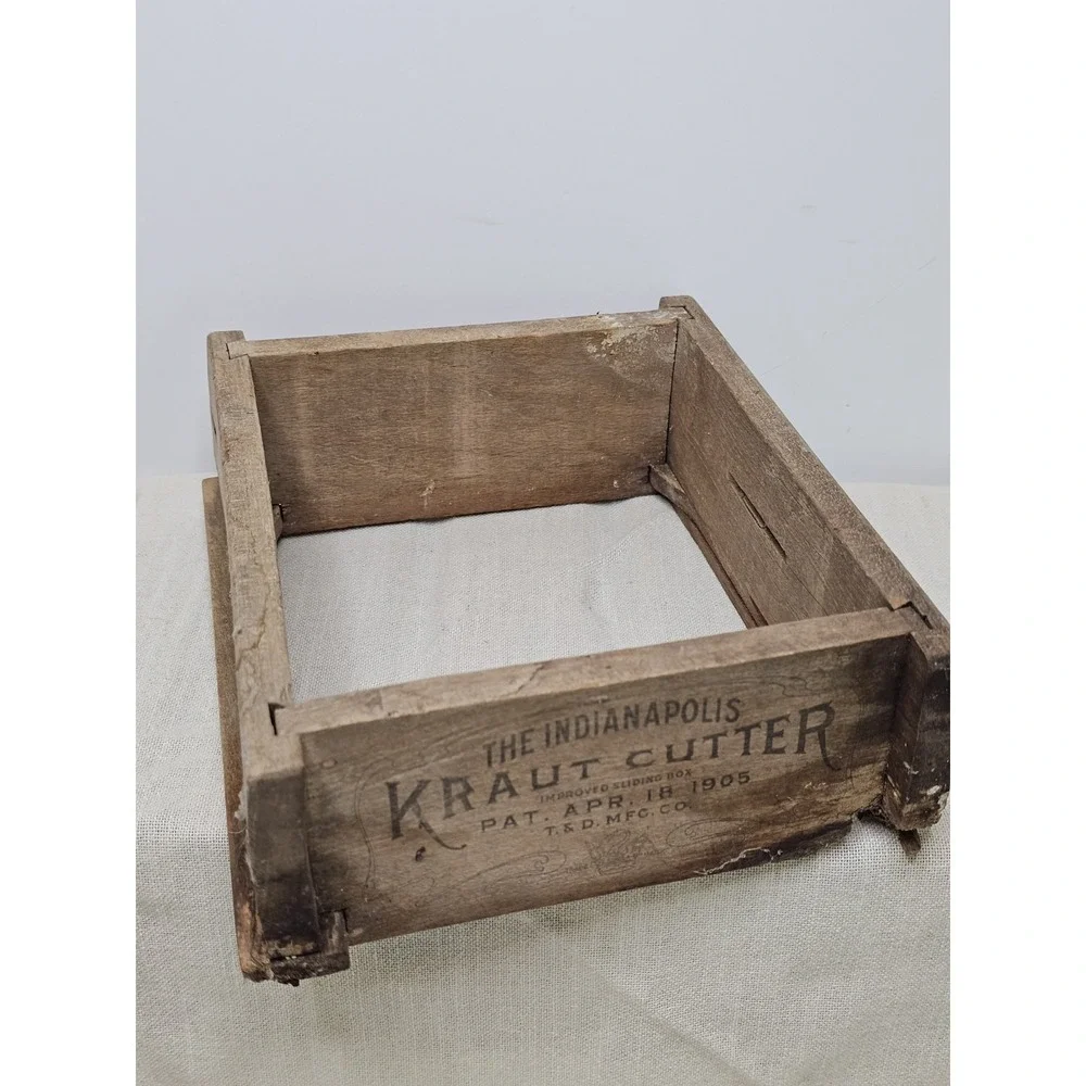 Vintage Kraut Cutter Wood Frame